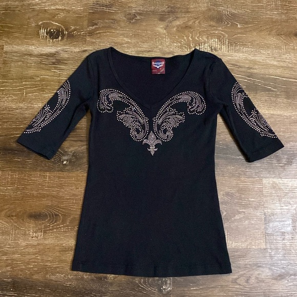 Avangard v-neck top - Picture 1 of 10